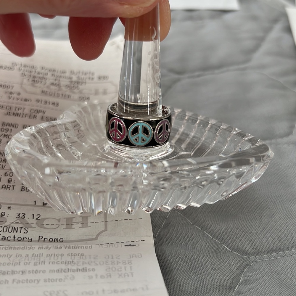 Coach Peace Ring - Picture 9 of 11
